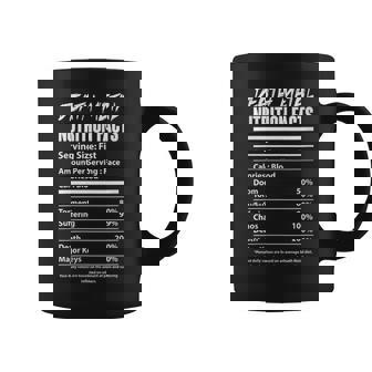 Death Metal Nutrition Facts Rock Punk Metalhead Coffee Mug | Mazezy