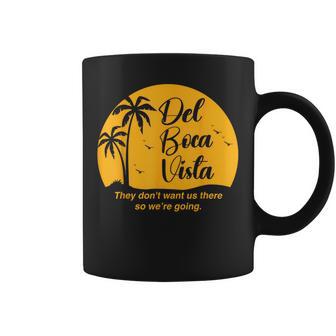 Del Boca Vista Apparel -Adults Retirement Community Vacation Black Small Short Sleeve Coffee Mug - Thegiftio