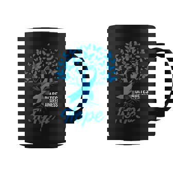 Diabetes Warrior Tree Of Hope Butterfly Ribbon Men Women Coffee Mug | Mazezy