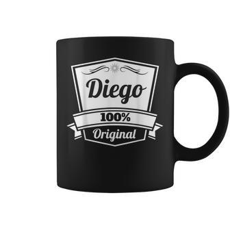Diego Diego De Cumpleaños Con Nombre Personalizado Taza de café - Regaloses