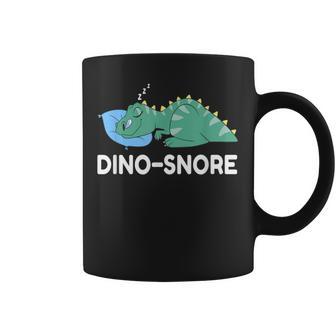 Dino Snore Dinosaur Pajamas For Women Coffee Mug - Thegiftio UK