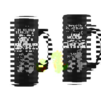 Dinosaurs Baby Brother Reveal I'm Getting A Baby Brother Coffee Mug | Mazezy