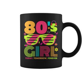 Disfraz Retrointage Para De Los Años 80 Manga Larga Taza de café - Regaloses