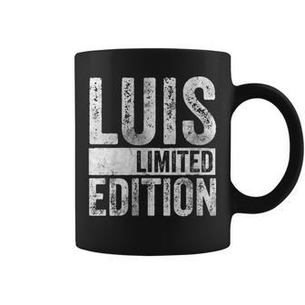Divertida Camisa De Broma Con Nombre Personalizado Luis Edición Limitada Cuello Taza de café - Regaloses