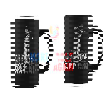 Divertida De Golf Donald Trump 2024 Paraeguidores De Trump Taza de café - Regaloses