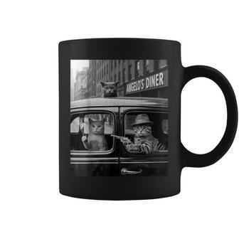 Divertido Gángster Gato Diciendo Mafia Mobster Noir Humor Es Yo Taza de café - Regaloses
