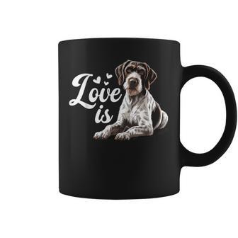 Dog Enthusiast Pet Lover Puppy German Wirehaired Pointer Coffee Mug | Mazezy
