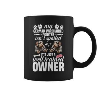 Dog Enthusiast Pet Lover Spoiled German Wirehaired Pointer Coffee Mug | Mazezy