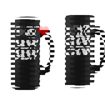 Dog I Love My Chow Chow Chow コーヒーマグ - Kawaiitshirt