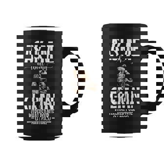 Dog Owner Pet Lover Ask Me German Wirehaired Pointer Coffee Mug | Mazezy