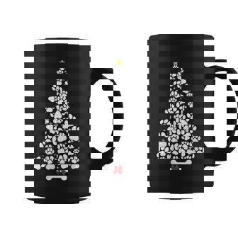 Dog Paw Christmas Tree Pet Dog Puppy Lover Xmas Coffee Mug - Thegiftio