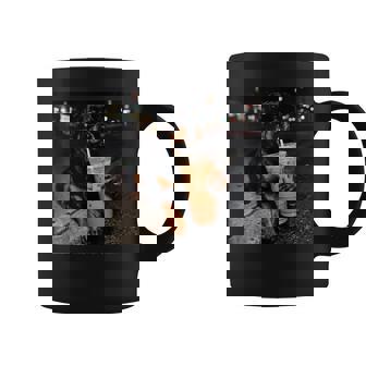 Dog Rottweiler Drinking Iced Coffee Animal Meme Coffee Mug - Thegiftio