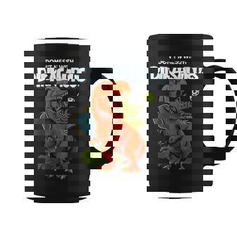 Don't Mess With Dinkasaurus Dinosaur Pickleball Fans Coffee Mug | Mazezy