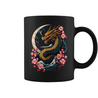 Dragon Asiatique Japonaistyle Tatouage Esthétique Dragon Japonais Tasse - Cadeauxyz
