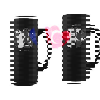 Drapeau De La France Turquie Cœur Türkiye Français Turc Amitié Tasse - Cadeauxyz