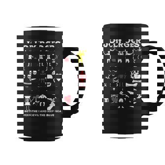 Drapeau Historique Pirate Jolly Rogers Histoire Américaine Tasse - Cadeauxyz