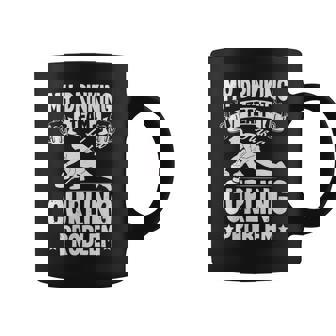My Drinking Team Has A Curling Problem Curling Coffee Mug | Mazezy