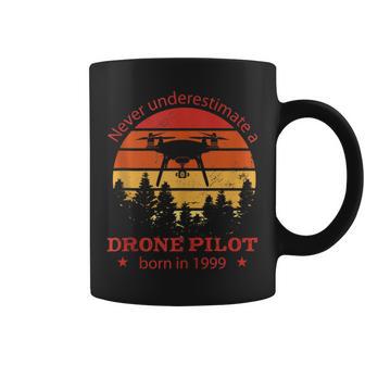 Drones-Pilot Born 1999 Birthday Vintage Quadrocopter Drones Tank Top Coffee Mug | Mazezy