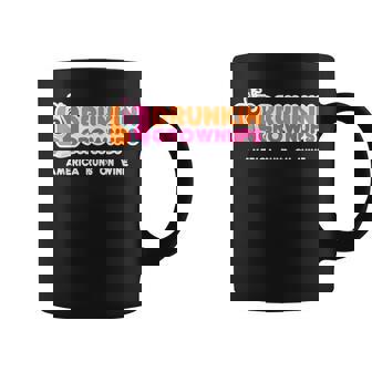 Drunkin Grownups For Wine Lovers America Runs On Wine Coffee Mug | Mazezy