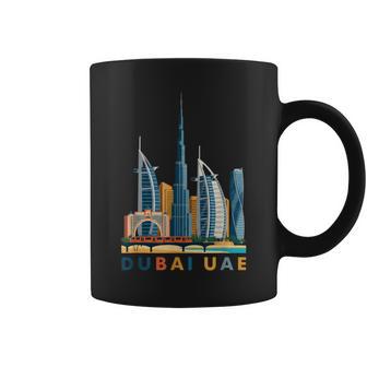 Dubai Skyline Uae Cityscape Travel Souvenir Coffee Mug | Mazezy