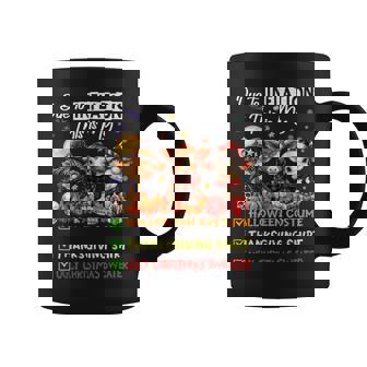 Due To Inflation This Is My Hallothanksmas Costume Coffee Mug - Seseable