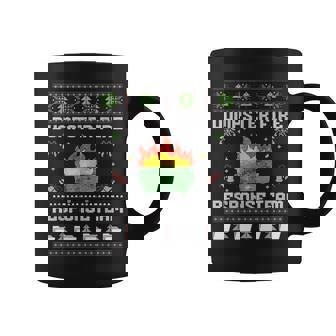 Dumpster Fire Response Team Chaos Ugly Sweater Cute Employee Graphic Print Coffee Mug - Monsterry