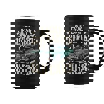 Easily Distracted By Old Cars Vintage Classic Car Coffee Mug | Mazezy