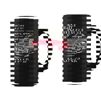 Easily Distracted By Old Cars Vintage Classic Car Guy Coffee Mug - Monsterry