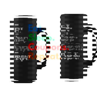 Eatleep クーポンリピート クーポンコレクター&クーポン愛好家 長袖tシャツ コーヒーマグ - Kawaiitshirt