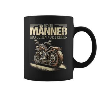 Echte Männer Brauchen Nur 2 Reifen Rocker Motorrad Tassen - Geschenkecke
