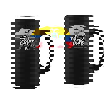 Ecuador Papi Flag Bear Coffee Mug | Mazezy