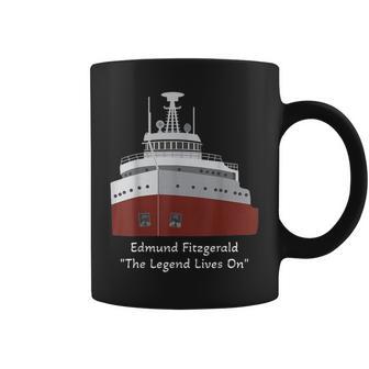 Edmund Fitzgerald Great Lakes Ship Coffee Mug - Thegiftio UK