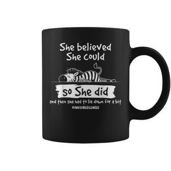 Eds Warrior She Had To Lie Down For A Bit Invisible Illness Coffee Mug - Thegiftio UK