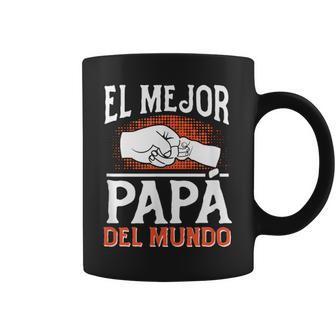 El Mejor Papá Del Mundo World's Best Dad Fathers Day Spanish Coffee Mug - Thegiftio UK