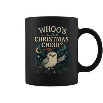 Elf Owl Midnight Carols Whoo’s In The Christmas Choir Coffee Mug | Mazezy