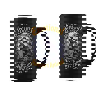 Emotional Support Animal Gothic Birds Animal Crow Coffee Mug - Thegiftio