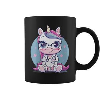 Enfermera Unicornio Médico Unicornio Enfermera Apreciación Cuello Taza de café - Regaloses