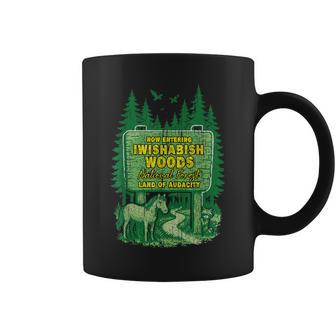 Now Entering Iwishabish Woods National Forest Land Vintage Coffee Mug | Mazezy