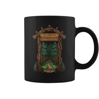 Now Entering I Wishabish Woods National Forest Hiking Nature Coffee Mug | Mazezy