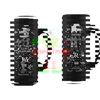 ER Christmas Crew Colorful Floral Costume Elf Nurse Job Coffee Mug | Mazezy