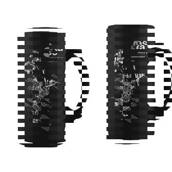 Esa Iss Estación Espacial Internacional Astronauta Taza de café - Regaloses