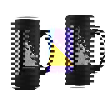 Estonia Bosnia And Herzegovina Half Flag Coffee Mug | Mazezy