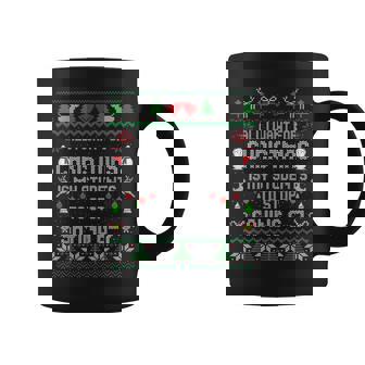 Estudiantes Diciendo 6-7 67Ixeven Ugly Teacher Xmas Taza de café - Regaloses