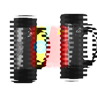 Ethiopia Soviet Union Flag Ethiopian CCCP Heritage Coffee Mug | Mazezy
