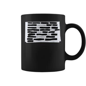 Everything Is Fine Trust Your Government Humorous Coffee Mug - Thegiftio UK