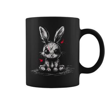 Evil Horror Bunny Rabbit Creepy Cute Alt Goth Grunge Demon Coffee Mug - Thegiftio
