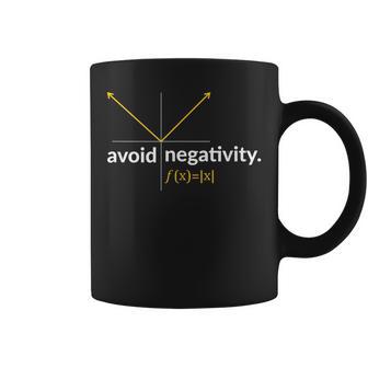 Evite Negativity Math Ecuación Problema Ingeniero Taza de café - Regaloses