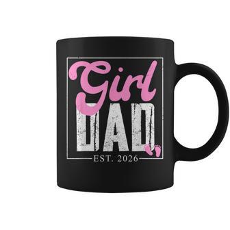 Expecting Dad Of Girl Est 2026 Father's Day Daughter-Dad Men Coffee Mug | Seseable UK