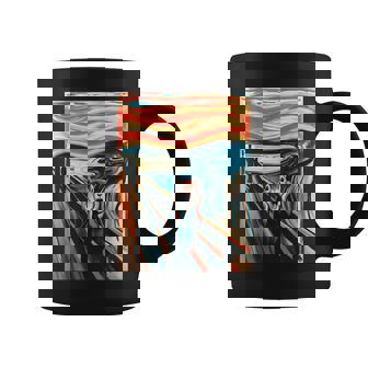 Expressionist Scream Squirrel Lovers Artistic Animal Lover Coffee Mug | Mazezy