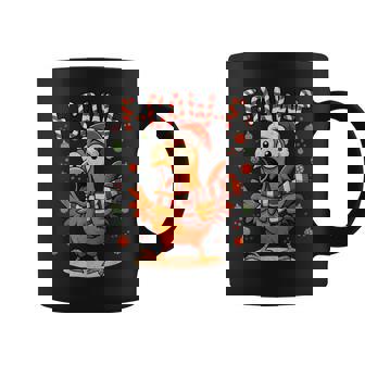 F-Caw-F Rooster Meme Chicken Humour Christmas F Caw F Coffee Mug - Thegiftio